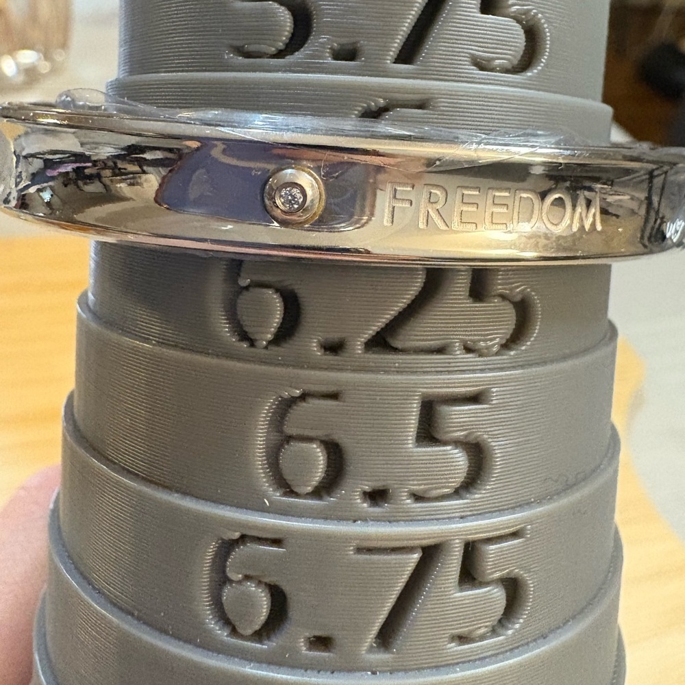 New Inori stainless steel  Bangle Bracelet size 6. - Picture 3 of 5